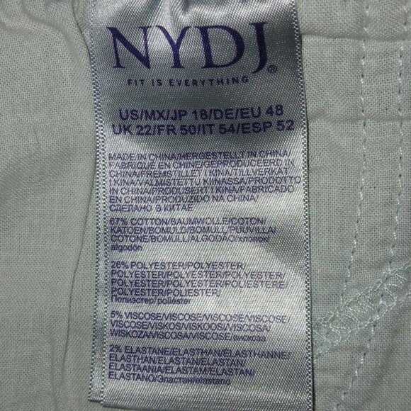 NYDJ Windham Straight Leg High Waist Cropped Jeans - Picture 7 of 7